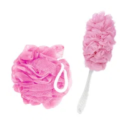 CareDone Set of 2 Soft Round Loofah and Long Loofah With Handle-20