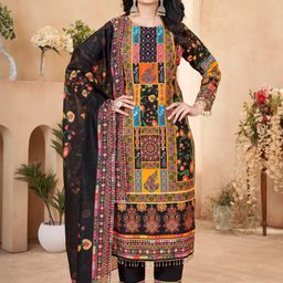 JAY NAGNATH FAB Printed Art Silk Kurta Sets-image-60