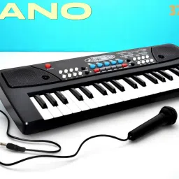 37-Key Musical Piano Keyboard with Microphone 430A1 Song Record Feaure_P643-image-69