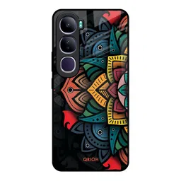 QRIOH Floral Printed Vivo Y300 5G Back Case Mobile Accessories-image-53