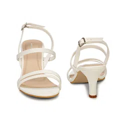GRACECODE PU Kitten Sandals with Bows image 2