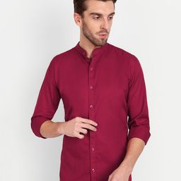 MEGHZ Men Slim Fit Opaque Casual Shirt-image-95