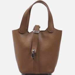 CARRY CITY Women Textured Structured Leather Handheld Bag-image-60