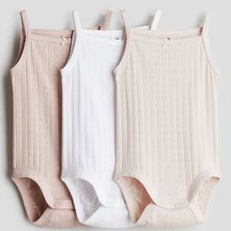 H&M 3-Pack Sleeveless Bodysuits-23
