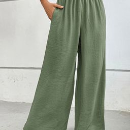 KPOP Women Relaxed Loose Fit Trousers-image-94