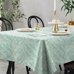 Aura Blue 6-Seater Table Cover-38