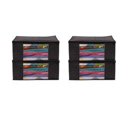 AMAK INC Black Fabric Multi-Utility Wardrobe Organisers-picture-35