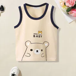 FOREVER FRIDAY Boys Printed Round Neck Sleeveless T-shirt with Shorts-picture-52