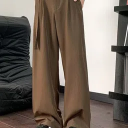 StyleCast Men Loose Fit Mid-Rise Wide Leg Trousers-picture-27