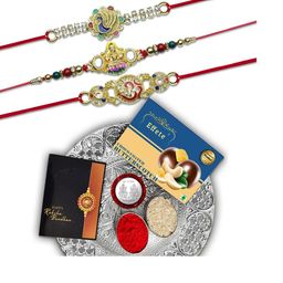 DeoDap Pack of 5 Rakhi Gift Set-image-67