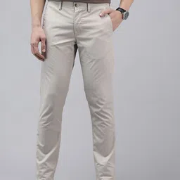 Van Heusen Men Micro Ditsy Printed Slim Fit Casual Trousers-picture-45