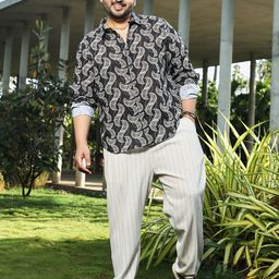 Instafab Plus Size Comfort Floral Printed Casual Shirt-picture-29