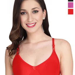 Liigne Pack Of 3 full Coverage Lightly Padded Everyday Bra-image-63