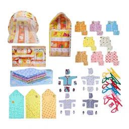 Fareto Infant 56-Pcs Pure Cotton Baby Apparel Gift Set-image-8