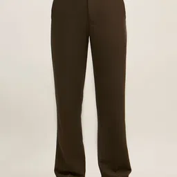 Espanshe Men Custom Lars Century Olive Green Straight Fit Formal Pant Trousers-image-1