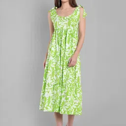 Fashion2wear Women Green Dresses-picture-34