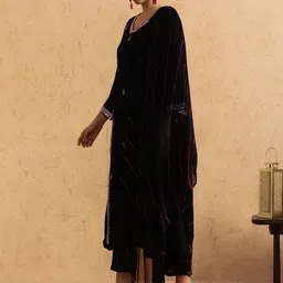 Anouk Women Embroidered Regular Mirror Work Kurta with Trousers & With Dupatta image 2