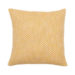 House This Yellow & White Set of 4 Checked Square Cushion Covers image 4