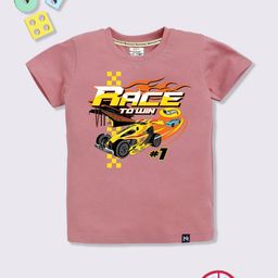 YK X Minute Mirth Boys Hot Wheels Printed Cotton T-shirt-image-27