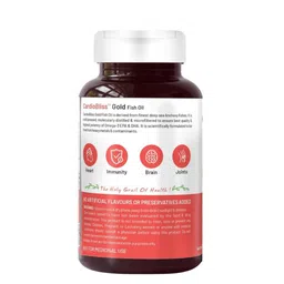 Bliss Welness Omega 3 Fish Oil Gold For Immunity - 60 Softgel Capsules image 3