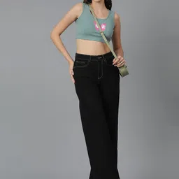 Stylecast X Kotty Women Graphic Printed Sleeveless Fitted Crop Top-image-63