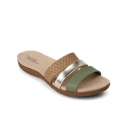 MODARE Women Textured Open Toe Flats-image-32