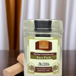 Khadi Pure Set Of 2 Herbal Sandalwood Face Pack For Radiant Skin - 50 g Each-image-62