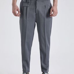 Banana Club Men Relaxed Pleated Korean Trousers-picture-39