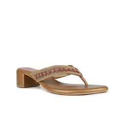 Inc 5 Embellished Ethnic Block Sandals-47