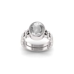 Todani Jems 6.25 Ratti Adjustable Unisex White Sapphire Ring-22