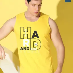 WOOSTRO Pack Of 2 Printed Gym Vests VWS26(HARD YELLOW)(98 PEACOCK)-image-65