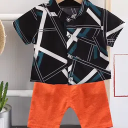 DANGAR Unisex Kids Printed Shirt with Shorts-picture-9