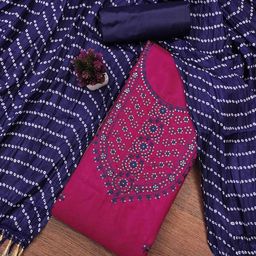 DIVASTRI Embroidered Unstitched Dress Material-image-22