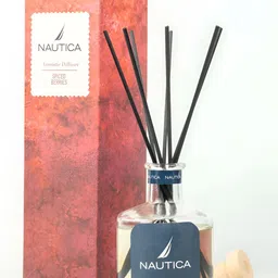 Nautica 2-Pcs Transparent Spiced Berries  Aroma Oil Diffusers With 7 Reed Sticks image 3