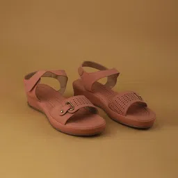 Ozuri Women Laser Cuts Open Toe Flats-picture-12