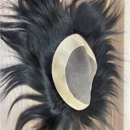 HAVEREAM Tape-In Scalp Topper Hair Extension 3.1Inch - Black-11