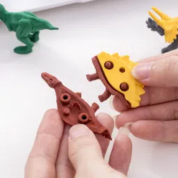 giftshub set of 8 Dino Styled erasers Non-Toxic Eraser image 4