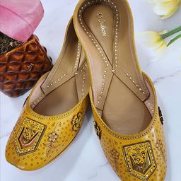 Fulkari Women Ethnic Ballerinas Flats-picture-46