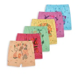VastraMilap Kids Pack Of 6 Cotton Printed Boy Shorts Briefs-picture-51