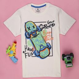 V-Mart Boys Printed Cotton Round Neck T-shirt-picture-37