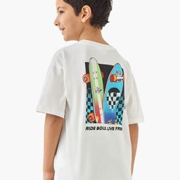 Juniors by Babyshop Boys Typography Printed Round Neck Cotton T-shirt-41