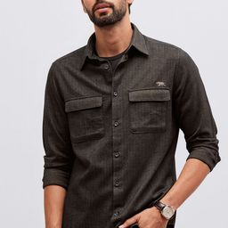 Andamen Men Premium Slim Fit Opaque Casual Shirt-image-93
