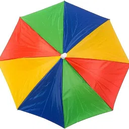 Free Umbrella Hat to Protect from Sun & Rain (Multicolour) Umbrella HU6 Umbrella-image-14