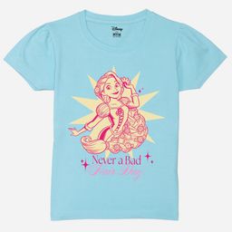 Wear Your Mind Girls Disney Princess Graphic Printed Round Neck Cotton T-shirt-image-69
