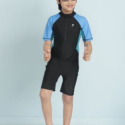 BAESD Boys Colourblocked Round Neck Swim Set-picture-41