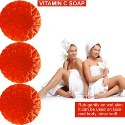 GROOVY Set Of 3 Apple Aura Vitamin C Bath Bar - 100 g Each image 3