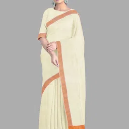 The Chennai Silks Pure Cotton Kasavu Saree-40