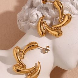 VIEN Contemporary Studs Earrings-picture-37