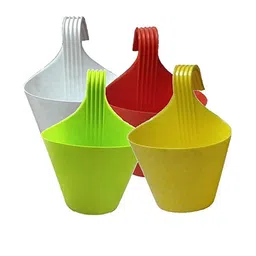 Go Hooked Hook Railing Planter Hanging Pots for Plant image 4