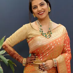 Royal Rajgharana Saree Woven Design Zari Pure Silk Banarasi Sarees-32